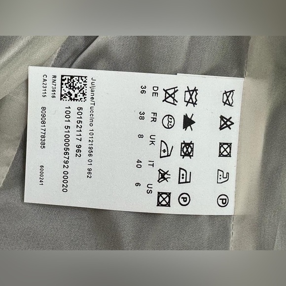 Boss Women's Pinstripe Single Button Jacket - Size 6 - Picture 5 of 5